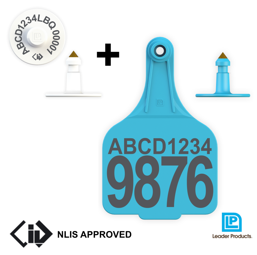Enviro HDX/EID Ear Tag - Cattle (NLIS Approved) + Matching Management Tag