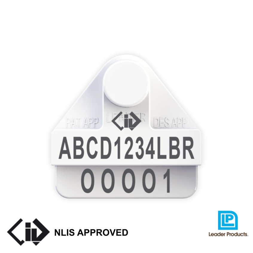 Leadertronic HDX/EID Ear Tag – Cattle (NLIS Approved) – Female & Male Set