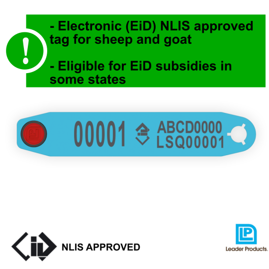 Multipin EiD Ear Tag – Sheep (NLIS & EiD Approved)